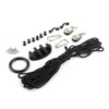 Anchor Trolley Kit with Rope Pulley Pad Eyes for Kayak