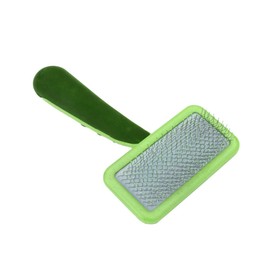 Safari by Coastal Soft Slicker Brush with Stainless Steel Pins with Coated Tips for Everyday Dog Grooming