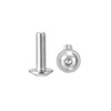 uxcell Flanged Button Head Socket Cap Screws, M3*10mm Hex Socket