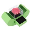 Rose Jewelry Box Apple Rose Shape Acrylic Jewelry Gift Box
