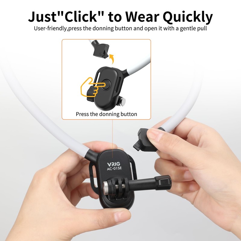 VRIG AC-01 SE Necklace Mount,Free Variation, Horizontal Photography, Multi Angle