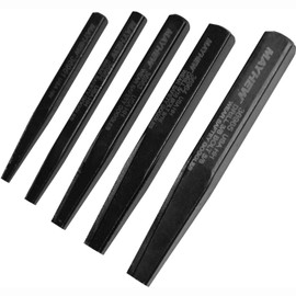 Mayhew Tools 37332 Screw Extractor Set, 5-Piece, Black Oxide Finish