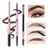Mihqy Eyebrow Pencil, with Eyebrow Brush, Double Ended Precision Waterproof