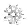 20 in 1 Snowflake Multi Tool,Cool Christmas Stocking Stuffer, Durable