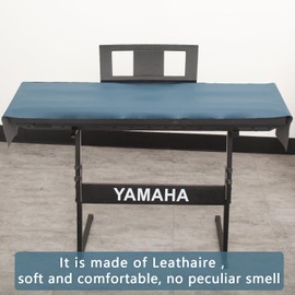 Mooson Keyboard Piano Cover, Digital Piano Dust Cover, Light Luxury Soft and Premium Surface, Thickening Electronic Organ Covering Keyboard Update Encasement (Blue)