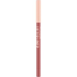 Maybelline Lifter Liner Delineador de Labios con cido Hialurnico, Textura Cremosa de Larga Duracin, Punta Fina Ultra Precisa, Enriquecido con Aceite  