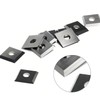12mm Square Carbide Inserts Cutters Knives Blades 12×12×1.5mm-35°for Woodworking Spiral/Helical