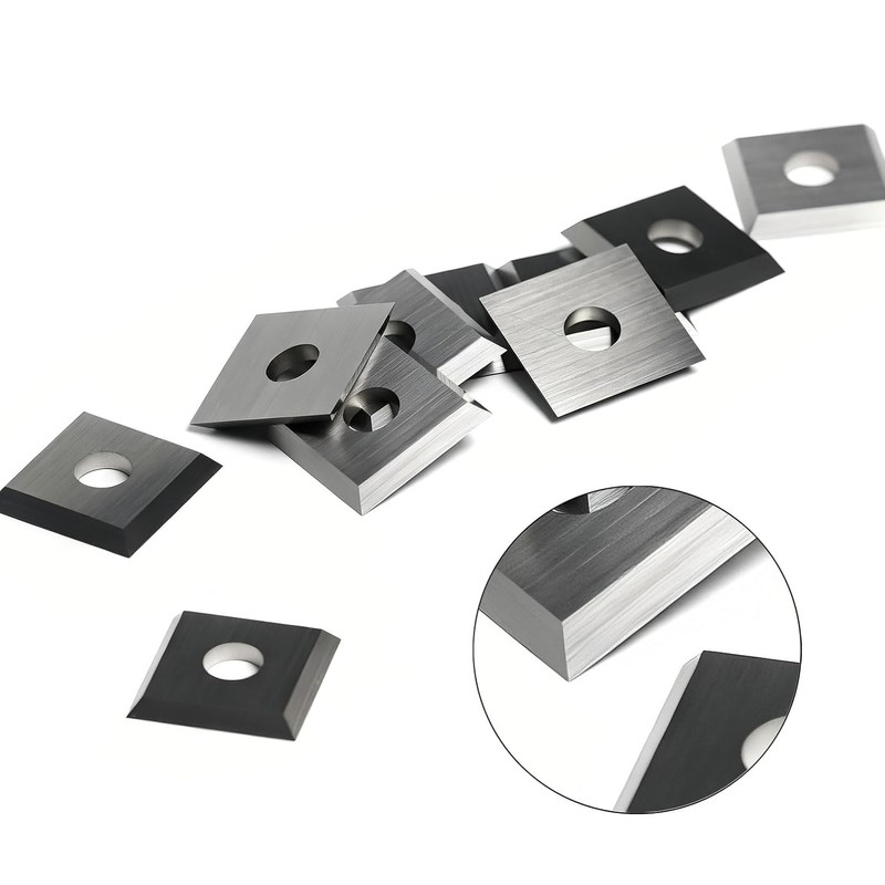 12mm Square Carbide Inserts Cutters Knives Blades 12×12×1.5mm-35°for Woodworking Spiral/Helical