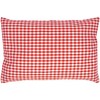 Herb Cushion 30 x 20 cm Red/White + Organic Inlet