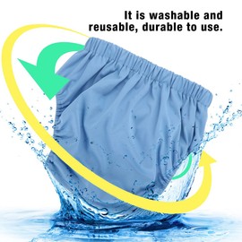 Dekaim 4 Colours Fabric Nappy for Adults, Waterproof and Reusable Nappy, Washable Nappy, Adjustable Incontinence Protection