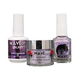 Wave Gel - Complete Trio Set 3 IN 1 - Acyrlic | Dipping Powder + Gel Polish + Nail Lacquer - Galaxy Collection (05)