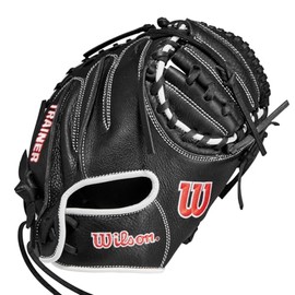Wilson WBW103189/WBW10099630 TRAINER Training Catcher Hard Baseball Grab Black