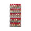 Spice Rack Organizer - Space-Saving Wall-Mount 5-Tier Wire Shelves for