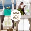 6Pcs Curtain Tie Backs, Braided Cotton Linen Tiebacks for Curtains,