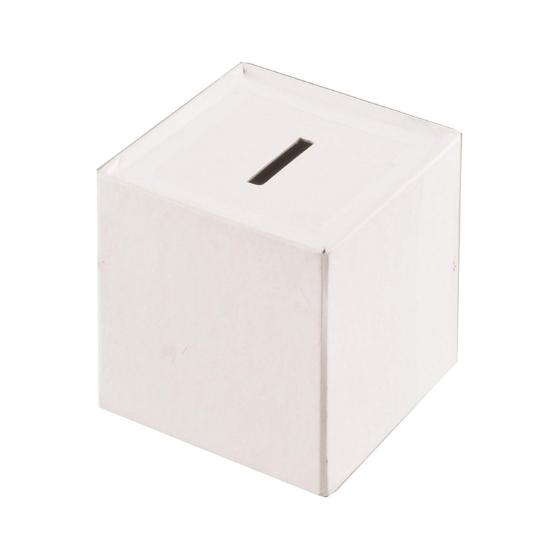 Baker Ross EV3024 Cube Money Boxes (Pack of 3), Perfect