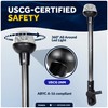 Five Oceans 16-Inch LED Anchor Light, Fold-Down, IP67 Waterproof, 2NM