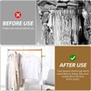 Polythene Garment Covers Clear Plastic Clothes Covers Dry Cleaning Durable,