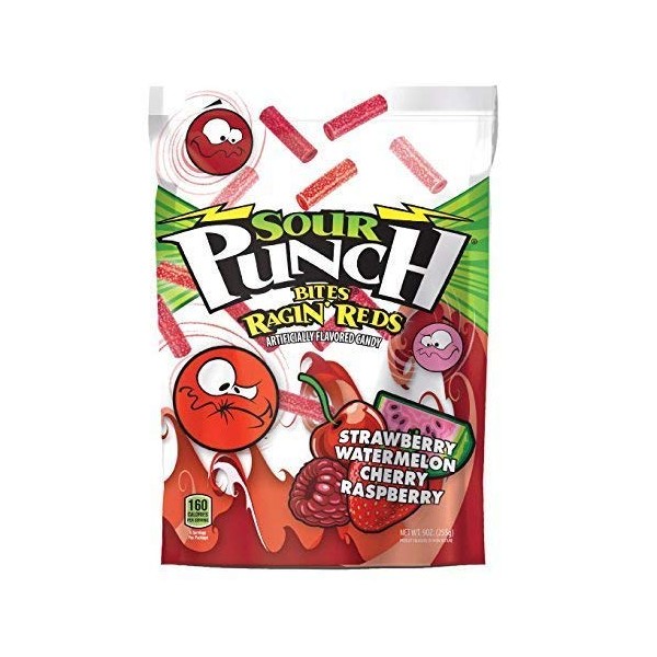 Sour Punch Ragin' Reds Chewy Bites 9oz