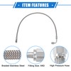 X AUTOHAUX AN3 Car Turbo Oil Feed Line 90° to