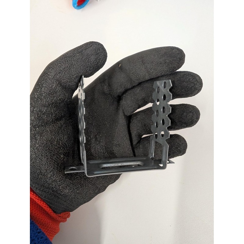 HAFD Drywall Brackets 75mm / 200mm Total Length, Pre-Galvanised Steel