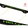 Exotic Carbon Fiber Hellcat Sublime Green Carbon Fiber license Plate