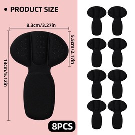 Xgvzs 8 PCS Shoe Heels Insole Cushion Non Slip Shoe Pad Men's and Women's Anti Foaming Heel Protectors Used on Shoes