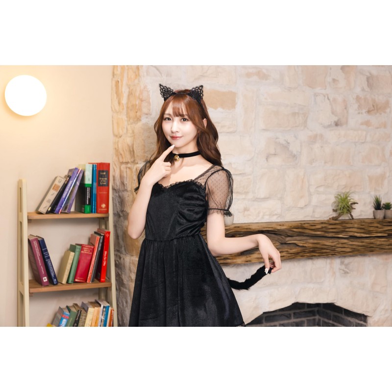 Clearstone Cherries Closet, Cosplay, Halloween, Black Cat, Women's, Black