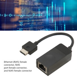 Bewinner RJ45 01YU026 Ethernet Adapter, RJ45 NJ45 Ethernet Expansion Adapter, 10/100Mbps Transfer Rate Ethernet Adapter for X280 X390 Yoga X395 T14s X13 T490 T495s
