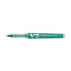 Pilot V5 HiTecpoint Rollerball Pen Refillable Green
