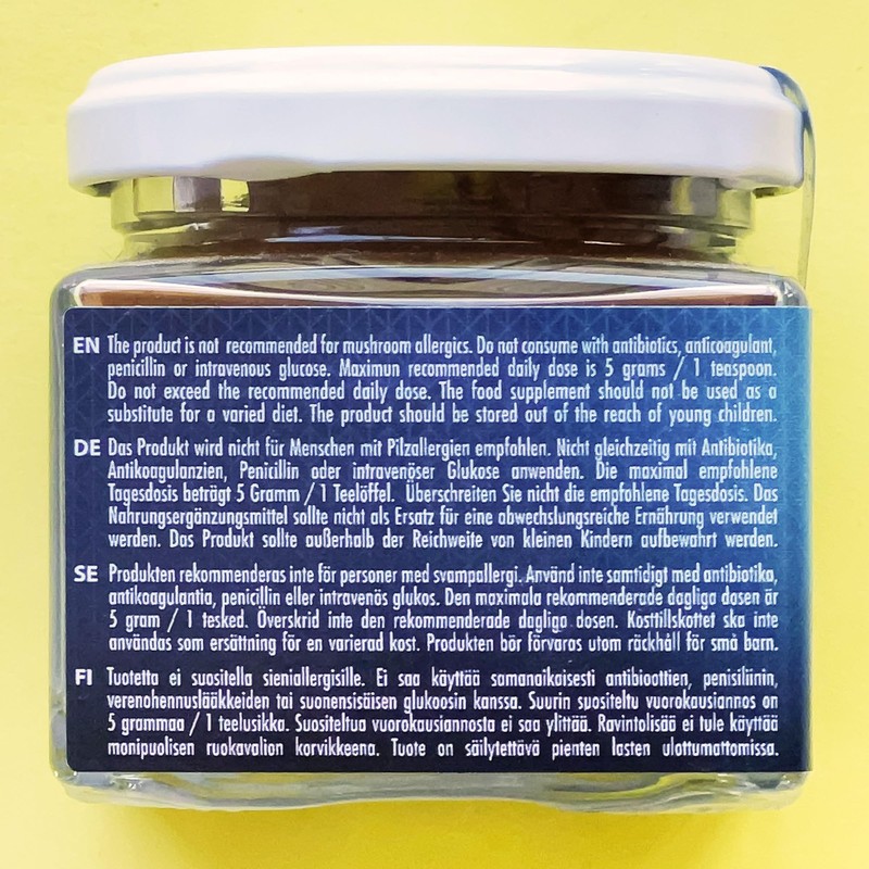 VisioFoods - Chaga 6 - Dual Extracted Chaga Mushroom Extract
