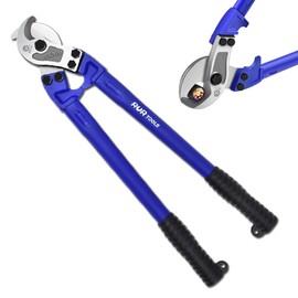 ZrgGea Cable Cutters 18 inch | Wire Snips Heavy Duty | Industrial-Grade Heavy-Duty Cable Cutter, Forged from T8 Alloy Steel, Hardness HRC56, Sharp Cutting. for Cutting Cables and Wire Ropes