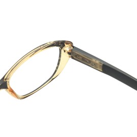 ShadyVEU Retro Stylish Cateye Reading Glasses Rhinestone Dual Candy Tone Color Magnification Fashion Readers 1.25 to 3.00 (2.25x, Teal/Brown/Pink)