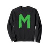 Creative Bold Green Letter M - Design Alphabet - Marker