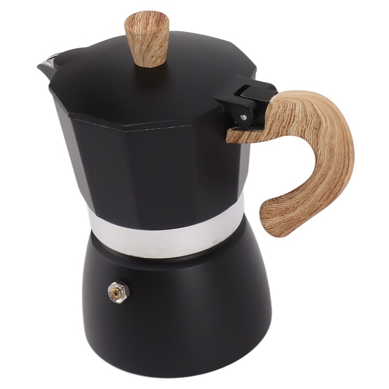 Moka Coffee Pot Octagonal Aluminum Classic Portable Hand Brewing Coffee
