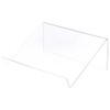 Plymor Clear Acrylic Slightly Elevated Book Display Stand with 1.5"