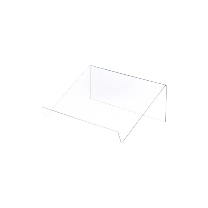 Plymor Clear Acrylic Slightly Elevated Book Display Stand with 1.5"