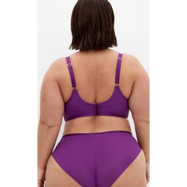 City Chic Women's Plus Size Bra-Tara Plunge Contour, Royal Purple, 40D