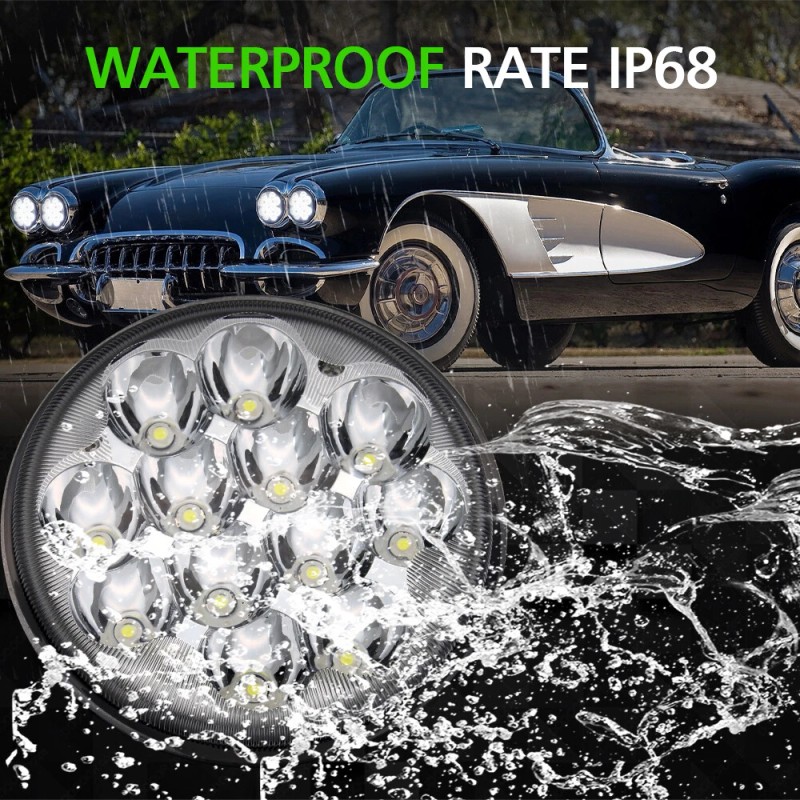 Colight 4PCS 5.75" 5-3/4" Round LED Headlights for GMC C15/C1500
