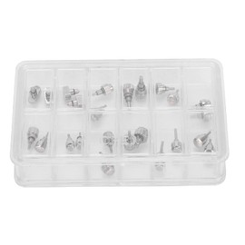 12 Grid/Box Watch Push Press Button, Small and Convenient Watch Repairing Tool Accessory for Watchmaker