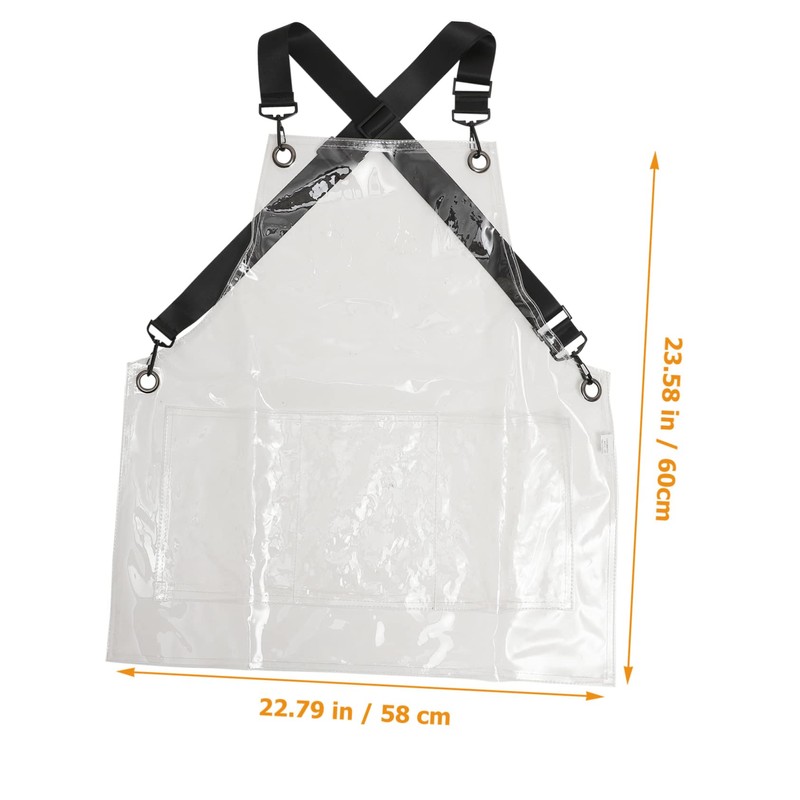 BIUDECO Salon Stylist Aprons Barber Apron Work Apron Work Adjustable