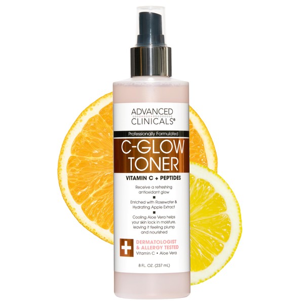 Advanced Clinicals Vitamin C Glow Facial Mist Toner for Face