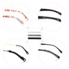 YR Soft Silicone Eyeglasses Temple Tips Sleeve Retainer, Anti-Slip Elastic