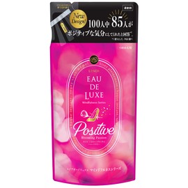 Lenor Eau De Luxe Fabric Softener Mind Fulness Series Positive Refill, 14.2 fl oz (410 ml)