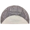 Round 6' Diameter Heavy Duty Silver/White Poly Tarp - 12