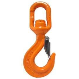 3 Ton X100 Alloy Swivel Bearing Hoist Hook with Latch Load Rotation Device