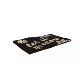 MW Miniature Let It Snow Door Mat,  Dollhouse Winter Door Mat, Dollhouse Accessory