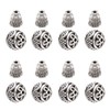 10sets/20pcs Tibetan Silver Guru Loose Beads 11mm & Buddha Mala