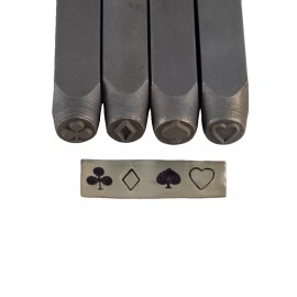 SFC Tools Playing Card Suits Stamps Kit - 6 mm - KIT- 1625