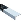 U-Profile Aluminium Wieß, 2000 mm U-Profile Decorative Exterior 20 x