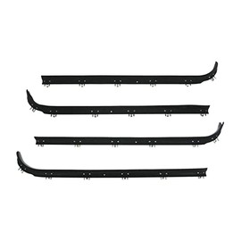 Window Sweep Weatherstrip Seal Kit Set of 4 Compatible with 75-91 Ford Econoline E Series